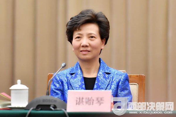 全國(guó)人大代表、貴州省委副書(shū)記、省長(zhǎng)諶貽琴發(fā)言